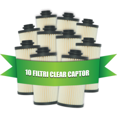Kit 10 Piusi Cartuccia Clear Captor Water 70-30