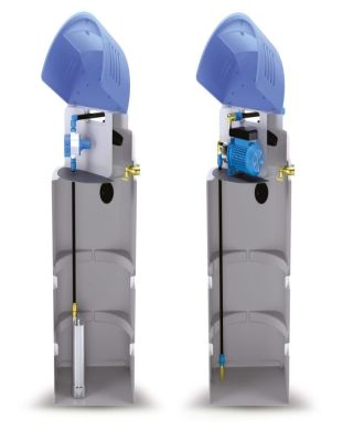 Autoclave da 800 litri con pompa da 0,75 kw con pompa interna