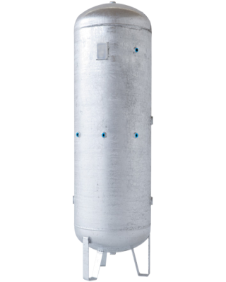 Autoclave Zincata collaudata PED LT 2000 - 12 BAR Verticale