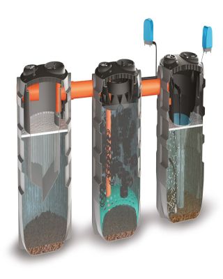 Depuratore acque reflue alta efficienza per riutilizzo da litri 7800