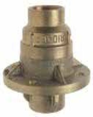 Saturatore in ottone flangiato con 4 fori dotato di interasse 130 mm. Le dimensioni sono 2