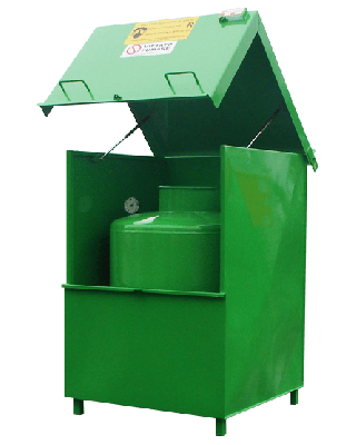Serbatoio olio esausto litri 500 versione box