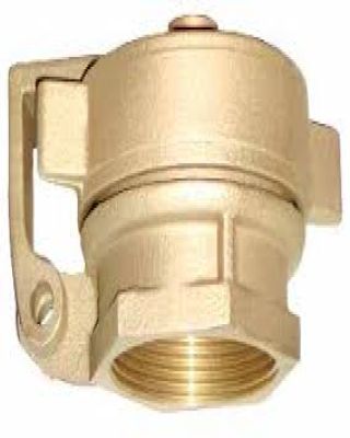Tappo lucchettabile in ottone per serbatoio gasolio da 2